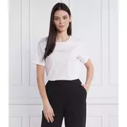 Koszulki i topy damskie - Calvin Klein T-shirt MICRO LOGO | Regular Fit - miniaturka - grafika 1