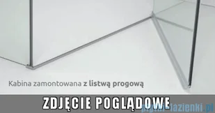Radaway Essenza Pro Brushed Nickel Kdj kabina 90x120 cm lewa szczotkowany nikiel 10097090-91-01L/10098120-01-01 - Kabiny prysznicowe - miniaturka - grafika 9