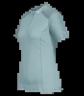 Koszulki jeździeckie - Koszulka funkcyjna ELT Zip-Shirt Nancy niebieska, rozmiar M - miniaturka - grafika 1