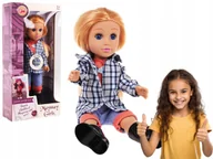 Akcesoria dla lalek - Duża Lalka Karolinka Ruchome Rączki Nóżki Kalosze Kaloszki Lala Ubranko - miniaturka - grafika 1