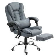 Fotele i krzesła biurowe - Fotel biurowy  NBR011 SZARY - miniaturka - grafika 1