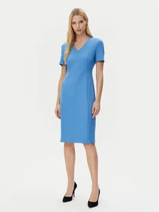 BOSS Sukienka codzienna Damaisa 50490044 Niebieski Slim Fit - Sukienki - miniaturka - grafika 1