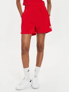 adidas Szorty sportowe Firebird IY7207 Czerwony Loose Fit - Spodenki damskie - miniaturka - grafika 1