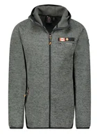 Odzież trekkingowa męska - Canadian Peak Kurtka polarowa "Tiparneak" w kolorze szarym - miniaturka - grafika 1