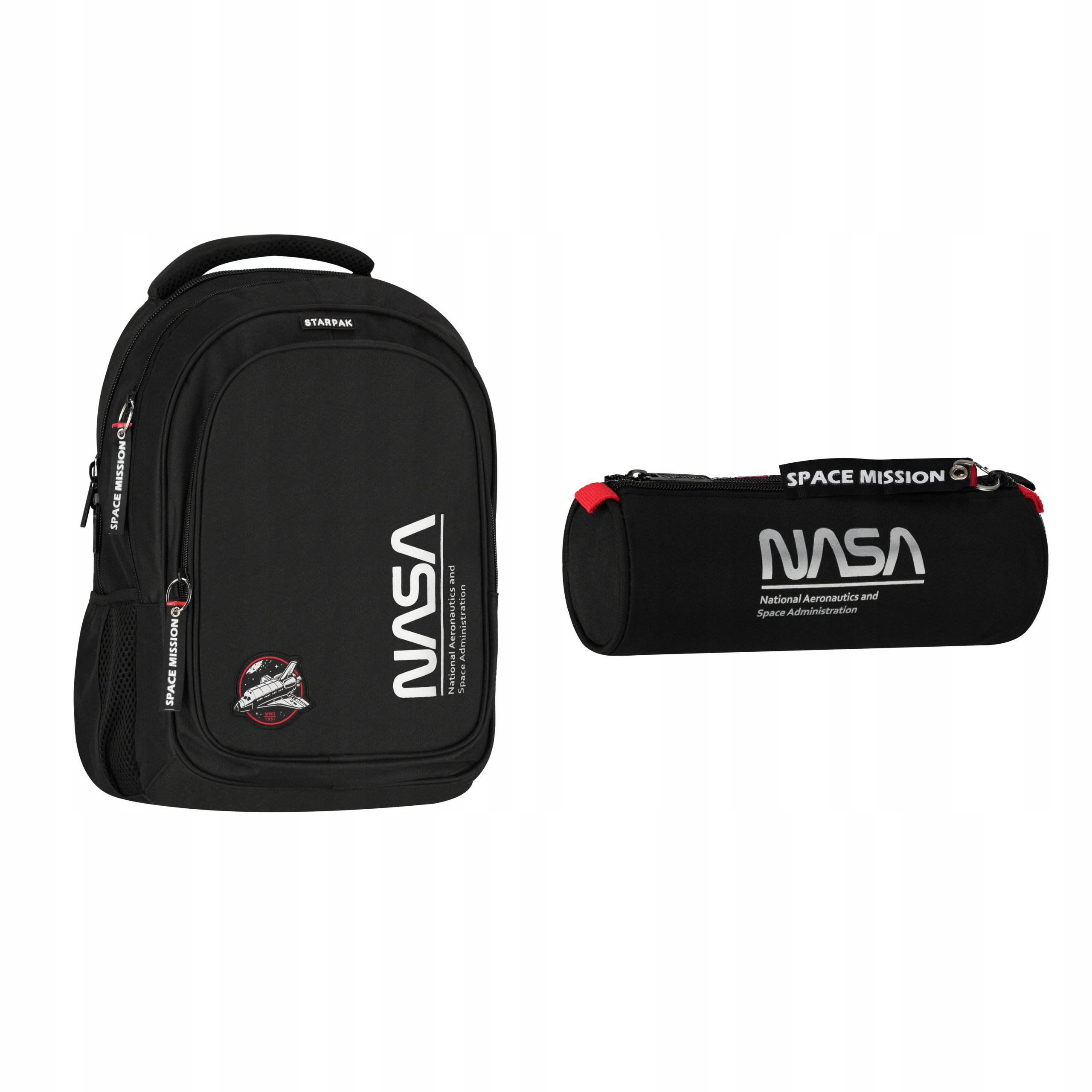 Plecak młodzieżowy w zestawie z piórnikiem Nasa Starpak 565256