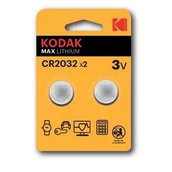 Baterie i akcesoria - Bateria KCR 2032 3 V KODAK MAX LITHIUM 2 szt. - miniaturka - grafika 1