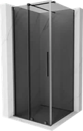 Kabiny prysznicowe - Mexen Velar kabina prysznicowa rozsuwana 90x90 cm, grafit, gun gray szczotkowany - 871-090-090-41-66 - miniaturka - grafika 1