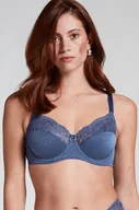 Biustonosze - Hunkemöller Biustonosz nieusztywniany z fiszbinami Sophie Niebieski - miniaturka - grafika 1