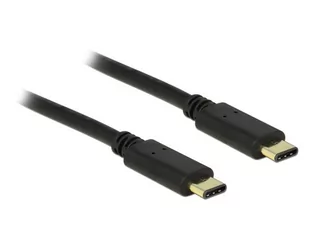 Delock Cable USB typu C 2.0 Stecker > wtyczka USB Type-C 2.0 2,0 m Czarny 83332 - Kable USB - miniaturka - grafika 1