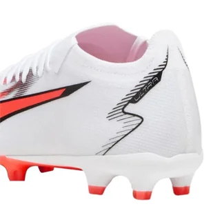Buty piłkarskie Puma Ultra Match FG/AG M 107347 (kolor Biały. Pomarańczowy, rozmiar 41) - Buty sportowe męskie - miniaturka - grafika 5