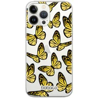 Etui i futerały do telefonów - Etui do Samsung M53 5G Motyle 002 Babaco Nadruk częściowy Żółty - miniaturka - grafika 1
