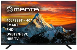 Telewizor Manta 40LFS89T - Telewizory - miniaturka - grafika 1