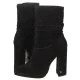 Botki damskie - Botki Czarne B9307-063-000-000-E93 (CI736-a) Carinii - miniaturka - grafika 1