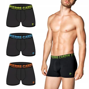 BOKSERKI MĘSKIE 3-PAK PIERRE CARDIN RAINBOW - M - Majtki męskie - miniaturka - grafika 1