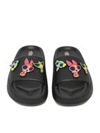 Buty dla dziewczynek - Powerpuff Girls Klapki CEO-CP90-SS26-323WBPPG Czarny - miniaturka - grafika 1