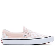 Trampki damskie - Buty Vans Color Theory Classic Slip-On VN0A7Q5DBM01 - pomarańczowe - miniaturka - grafika 1