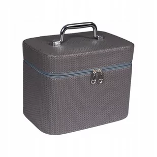 Top Choice, Kuferek Plait steel M, 99113 - Kosmetyczki, organizery i kuferki - miniaturka - grafika 1