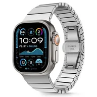 Akcesoria do smartwatchy - LINKBAND BRANSOLETA PASEK BRANSOLETKA STALOWA PANELOWA DO APPLE WATCH 6 / 7 / 8 / 9 / 10 / SE / ULTRA 1 / 2 (44 / 45 / 46 / 49 MM) SILVER - miniaturka - grafika 1