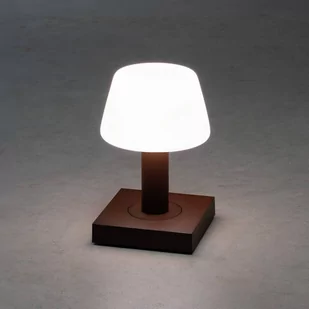 Konstsmide Lampa stołowa LED Monaco zewnętrzna, rdzawobrązowa - Lampy ogrodowe - miniaturka - grafika 1