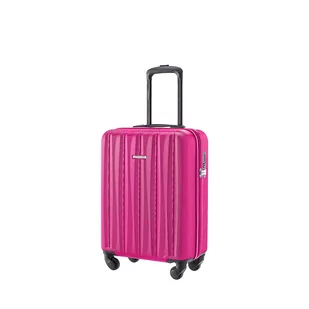 Kabinowa walizka Puccini Bali ze żłobieniami, różowa, 55 x 38 x 20 cm - Walizki - miniaturka - grafika 1