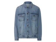 Kurtki męskie - LIVERGY® Kurtka jeansowa z bawełny (Jasnoniebieski, XL (56/58)) - miniaturka - grafika 1
