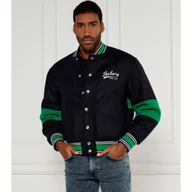 Kurtki męskie - Iceberg Kurtka bomber Iceberg 50th Anniversary Regular Fit z dodatkiem wełny - miniaturka - grafika 1