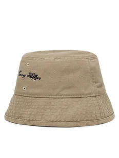 Tommy Hilfiger Kapelusz Seasonal Flag Bucket AM0AM13384 Beżowy - Czapki męskie - miniaturka - grafika 1