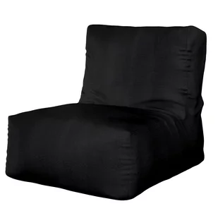 Dekoria Pufa fotel czarny 67 × 31 × 75 cm Etna 1241-705-00 - Fotele - miniaturka - grafika 1