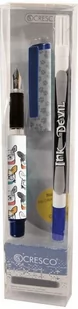 Cresco Pióro wieczne Go Pen + wymazywacz + 6 naboi - Przybory szkolne - miniaturka - grafika 1