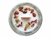 Świece - Świeca sojowa w słoiku zapach Gruszka z Wanilią 100% naturalny wosk sojowy, HANDMADE, zdobiona ręcznie, 36 godz/ Legalne Ziółka - miniaturka - grafika 1