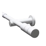 Karnisze - Metalowy regulowany karnisz 190 - 340 cm Kreta – Gardinia - miniaturka - grafika 1
