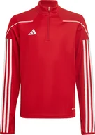 Bluzy damskie - Bluza dla dzieci adidas Tiro 23 League Training Top czerwona HS3489-164cm - miniaturka - grafika 1