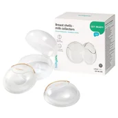 Laktatory - Babyono Zestaw 2w1 Muszle Laktacyjne Kolektory Mleka 2 szt. - miniaturka - grafika 1