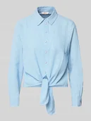 Koszule damskie - Bluzka koszulowa o kroju regular fit z dodatkiem wiskozy model 'LECEY' - miniaturka - grafika 1