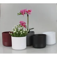 Donice - Osłonka Rille 992 14 cm biały - miniaturka - grafika 1