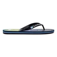 Klapki i japonki męskie - Klapki basenowe QUIKSILVER MOLOKAI STRIPE AQYL101361 XBBG - miniaturka - grafika 1