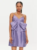 Sukienki - Fracomina Sukienka koktajlowa FQ24SD1005W71101 Fioletowy Regular Fit - miniaturka - grafika 1