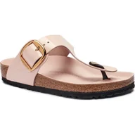 Klapki i japonki damskie - Birkenstock Skórzane japonki Gizeh - miniaturka - grafika 1