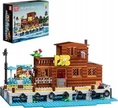 Klocki - Klocki MOULD KING 10108 Tawerna Portowa Modular zesta CREATIVE Budynek City - miniaturka - grafika 1