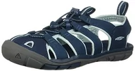 Sandały damskie - Keen Sandały damskie Clearwater Cnx Navy/Blue Glow - miniaturka - grafika 1