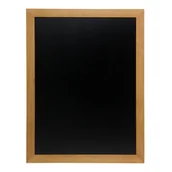 Tablice i flipcharty - Uniwersalna tablica kredowa w jasnej, drewnianej, gładkiej ramie 87x67x2 cm - miniaturka - grafika 1
