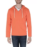 Bluzy męskie - 19V69 ITALIA Męska bluza z kapturem Thomas Orange L (20 sztuk), pomarańczowy, L - miniaturka - grafika 1