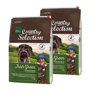 REAL NATURE Country Selection Irish Green Irlandzka jagnięcina z kaczką 2x4 kg - Sucha karma dla psów - miniaturka - grafika 1