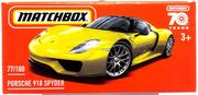 Samochody i pojazdy dla dzieci - Matchbox - Porsche 918 Spyder. 77/100 - miniaturka - grafika 1