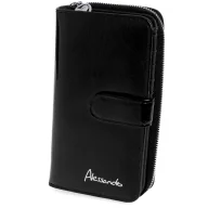 Portfele - Damski portfel skórzany Alessandro Paoli AP 69-17 czarny • RATY 0% Kup dziś i zapłać za 30 dni GRATIS WYSYŁKA ZWROT DO 100 DNI - miniaturka - grafika 1