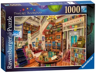 Ravensburger The Fantasy Bookshop (książka z fantazji), puzzle, 1000 pojedynczych elementów - Układanki dla dzieci - miniaturka - grafika 1