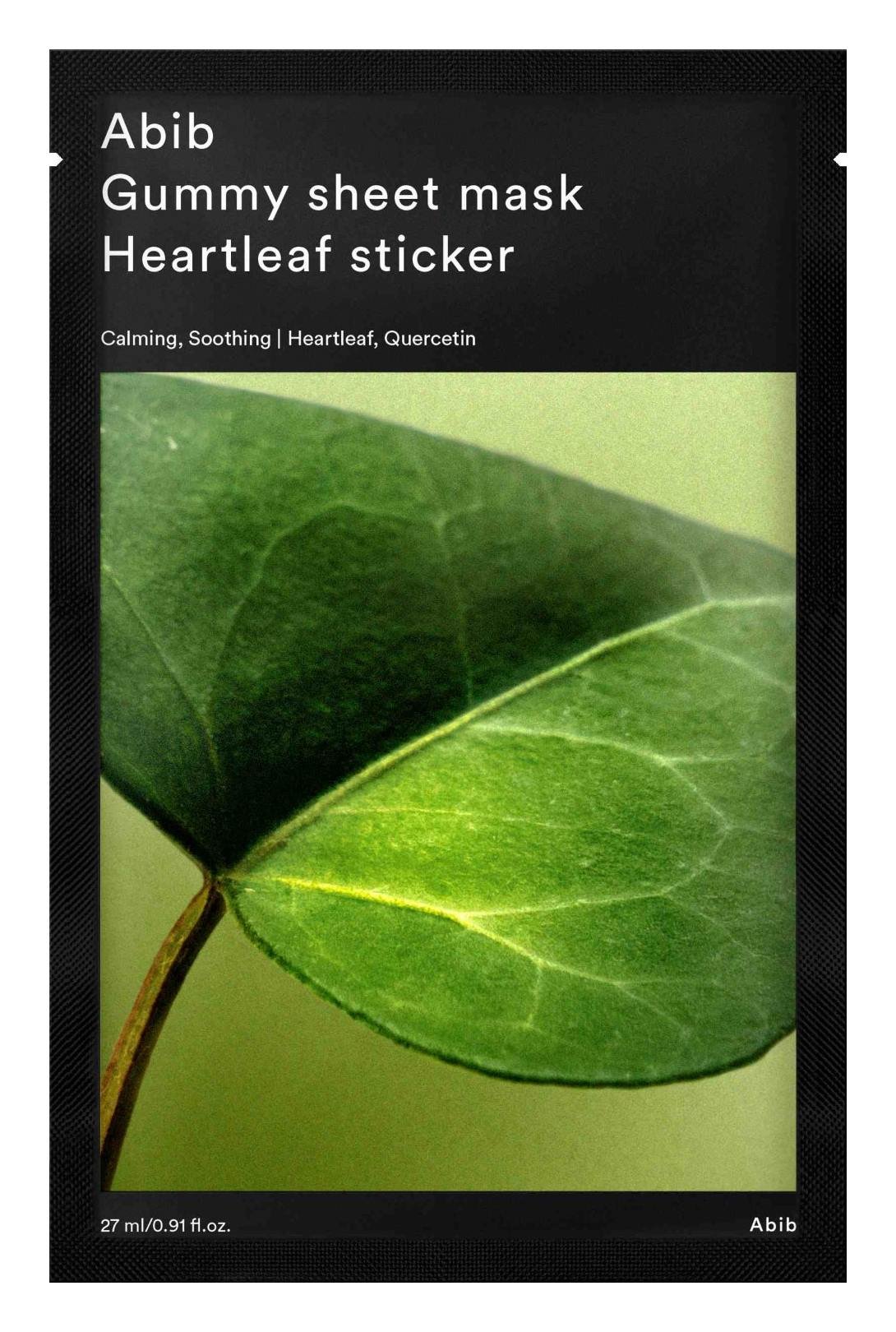 Abib Gummy Sheet Mask Heartleaf Sticker Maska w płachcie
