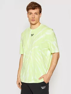 Koszulki i topy damskie - Reebok T-Shirt Unisex Classics Tie-Dye GL1657 Żółty Loose Fit - grafika 1