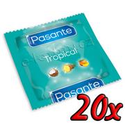 Prezerwatywy - Pasante Tropical Kokos 20 pack - miniaturka - grafika 1