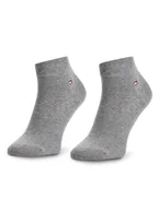 Skarpetki męskie - Tommy Hilfiger Zestaw 2 par niskich skarpet męskich 342025001 Szary - miniaturka - grafika 1